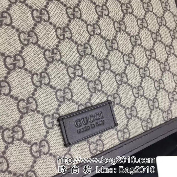 GUCCI古馳原單 新款專櫃品質原單貨實物實拍474138 啡pvc配皮男單肩斜挎包 HY1274